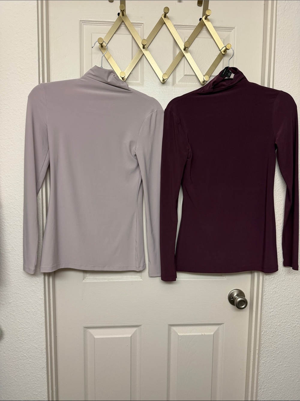 Halogen Long-Sleeve Mock Neck Tops
